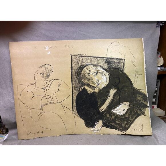 JOSE'‎ LUIS CUEVASSIGNED LITHOGRAPH 